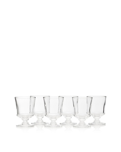 La Rochère Set of 6 Jacques Coeur Historic Goblet Glasses,7.5 oz.
