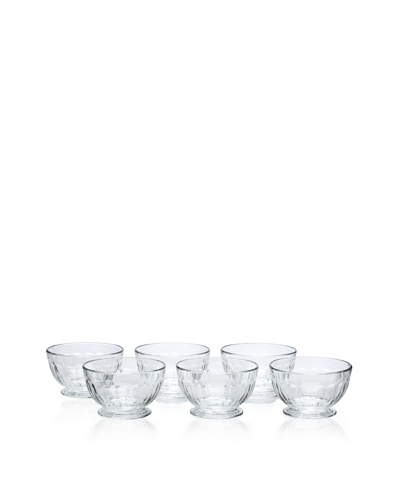 La Rochère Set of 6 Perigord Clear Cereal Bowls