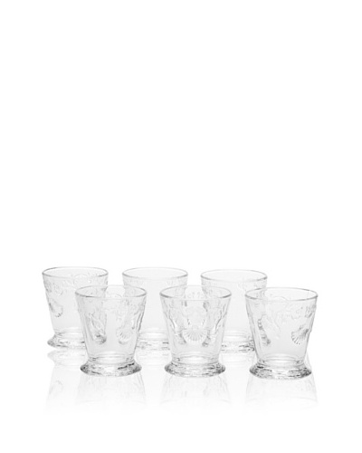 La Rochère Set of 6 Versailles Clear Goblets