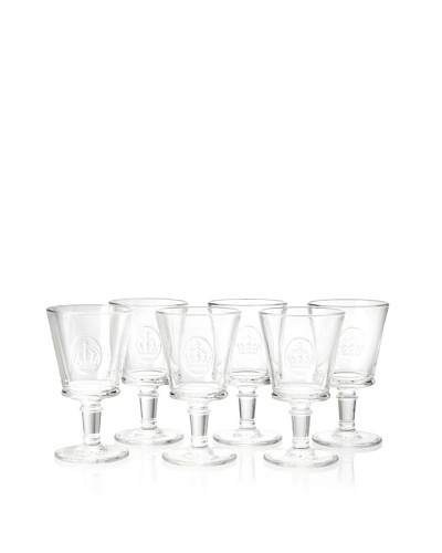 La Rochere Set of 6 French Crown Wine Glass, 8.5-Oz.