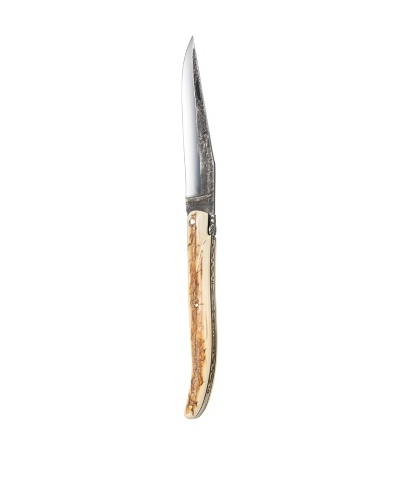 Laguiole en Aubrac Iwa Mammoth Crust Full Handle Knife with Brute De Forge Blade