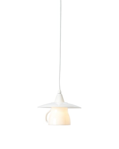 Laura Ashley Teacup Mini Pendant Lamp, White