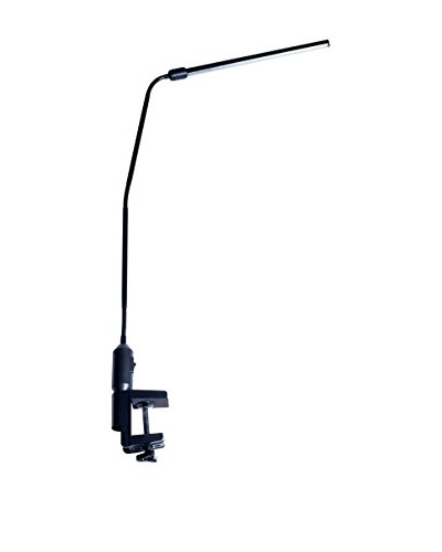 Modern Contemporary LED Clamp Desk Lamp, Black