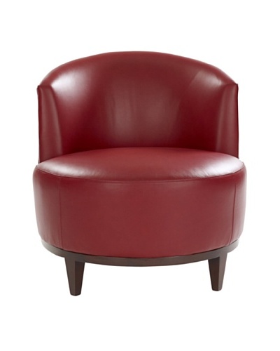Leathercraft Accent Chair [Milan Lipstick]