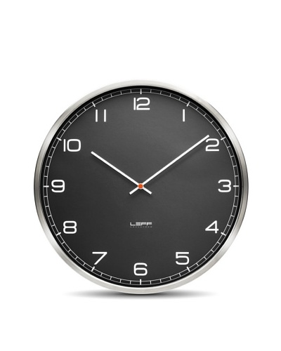 Leff Amsterdam Stainless Steel Arabic Clock