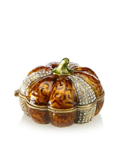 Legacy Judaica Jeweled Pumpkin Spicebox