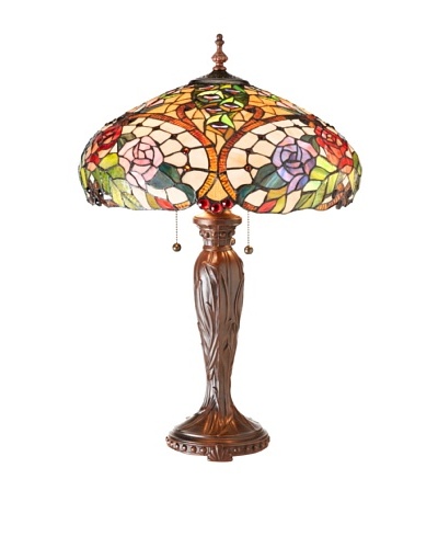 Legacy Lighting Anarossa Large Table Lamp, Burnished Walnut
