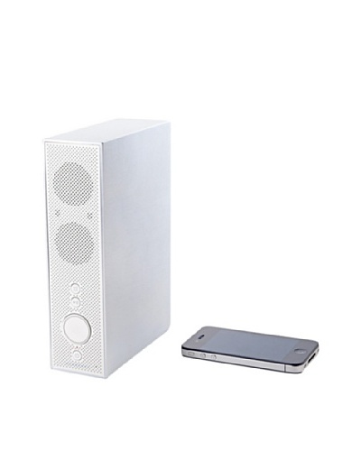 Lexon Titanium Bluetooth Speakers, White