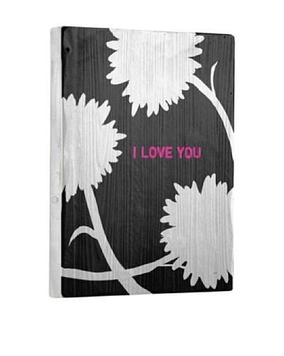 Lisa Weedn I Love You Reclaimed Finished Wood PortraitAs You See