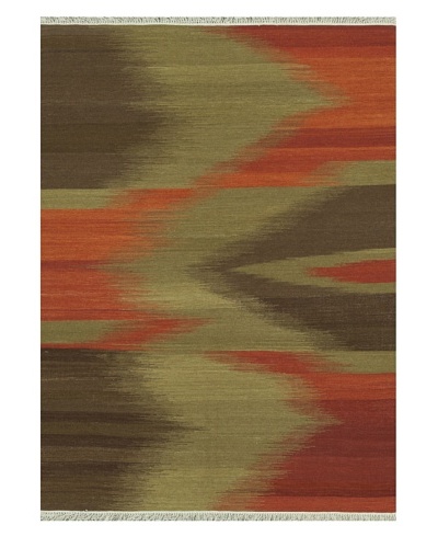 Loloi Rugs Santana Hand-Woven Wool Rug [Red/Brown]