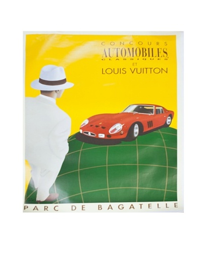 Original Louis Vuitton Man/Red Ferrari, 1995