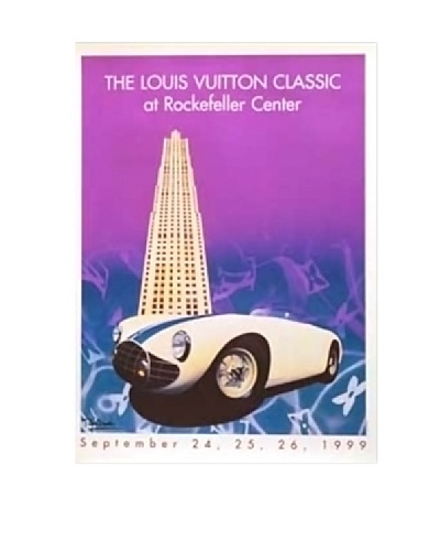 Signed Original Louis Vuitton Classic Rockefeller Center, 1999