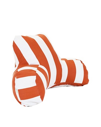 Majestic Home Goods Vertical Stripe Reading Pillow, Burnt OrangeAs You See