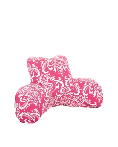 Majestic Home Goods French Quarter Bean Bag Chair Lounger, Hot Pink/White