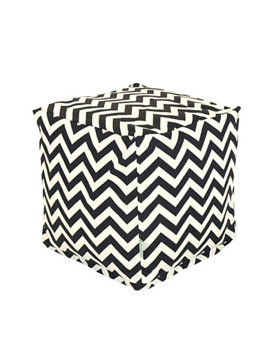 Majestic Home Goods Chevron Small Cube, BlackAs You See