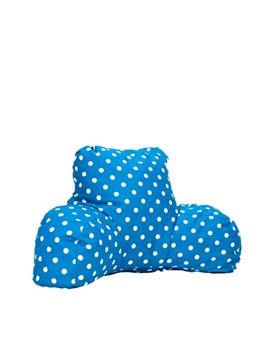 Majestic Home Goods Small Polka Dot Reading Pillow, OceanAs You See