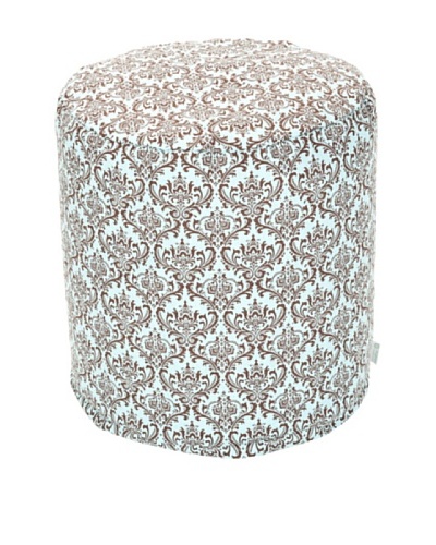 Majestic Home Goods French Maddie Small Pouf, Soft Blue/BrownAs You See
