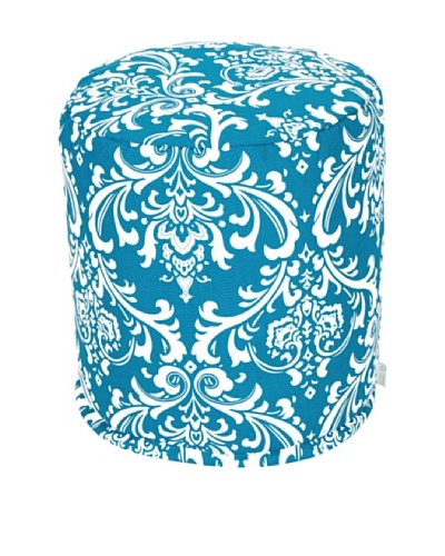 Majestic Home Goods French Quarter Small Pouf, OceanAs You See