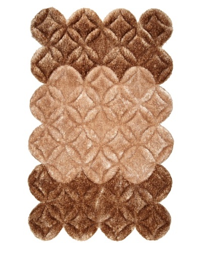 Manhattan Design District Wool Blend Luxury Shag [Tan Multi]