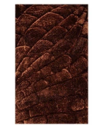 Manhattan Design District Wool Blend Luxury Shag [Brown]