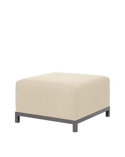 Marley Forrest Sterling Sand Axis Ottoman Slipcover
