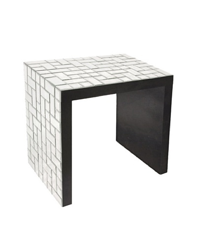 Marley Forrest Tiled-Mirror Accent Table