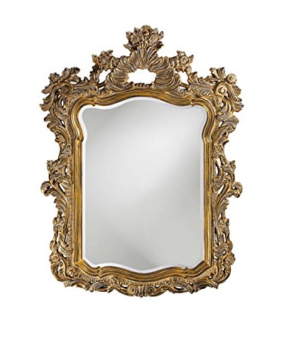Marley Forrest Turner Mirror, Gold with White Wash
