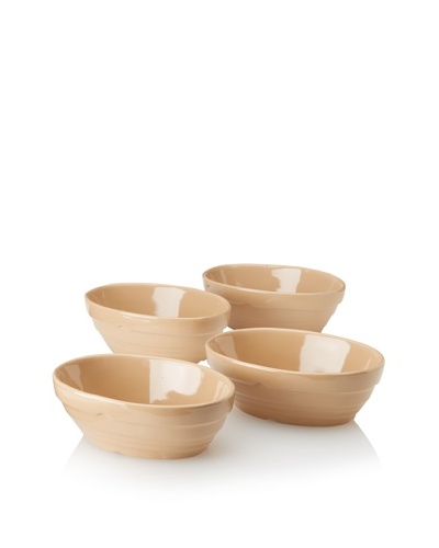 Mason Cash Set of 4 Oval Bakers, Cane, 2-Cup