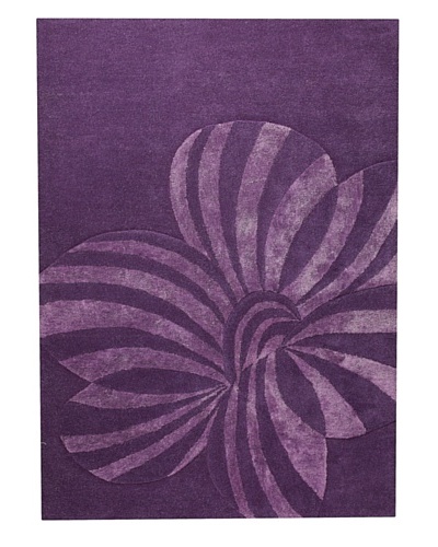 MAT the Basics Jasmine Hand-Carved & Tufted Rug [Violet]