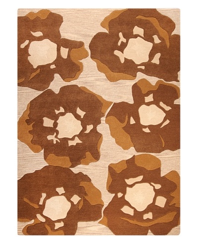 MAT the Basics Poppy Hand-Tufted & Carved Rug [Brown]