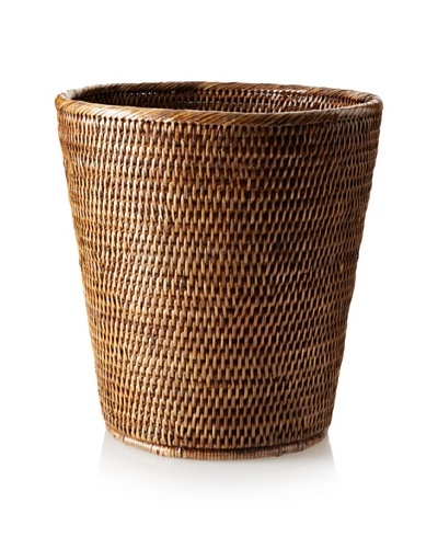Matahari Handwoven Round Waste Basket
