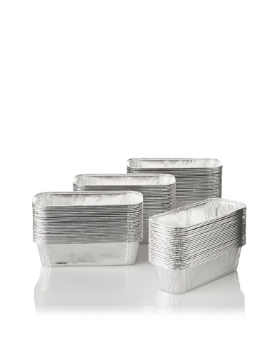 Matfer Bourgeat 100-Pack of Rectangular Cake Molds, 3 x 8