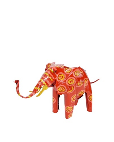 Mbare Painted Tin Elephant