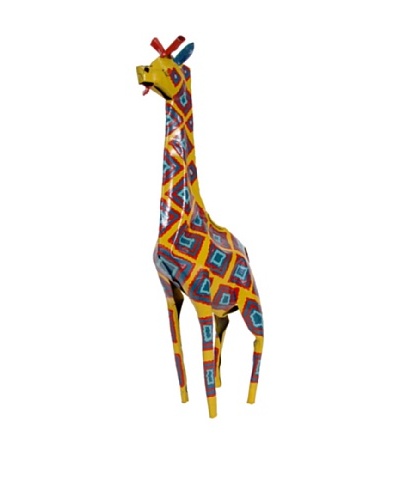 Mbare Painted Tin Giraffe
