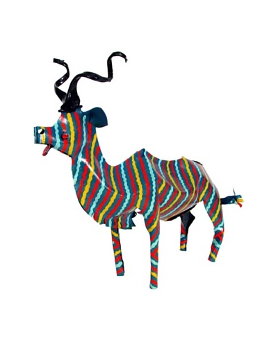 Mbare Painted Tin Kudu