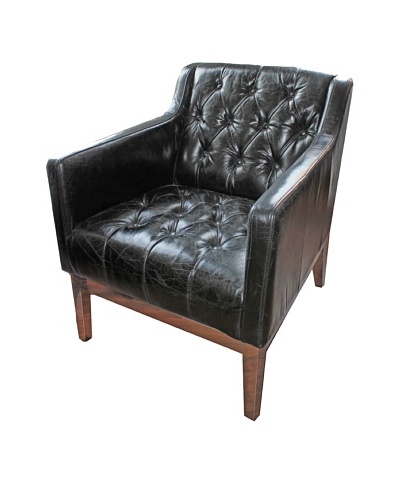 Melange Home Pomo Chair, Vintage Black