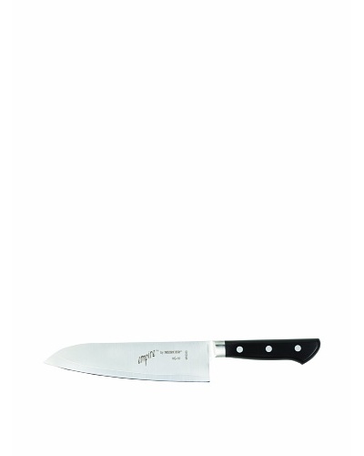 Mercer Cutlery Empire Santoku Knife, Steel/Black, 7