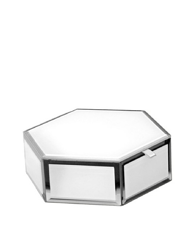 Mia Collection Glass Hexagon Storage Box