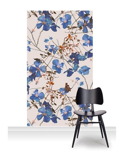 Michael Angove Clematis Powder Blue Standard Mural [Accent]