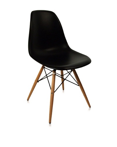 Control Brand Mid Century-Inspired Dining Chair, Black