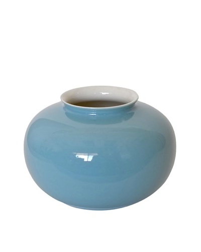 Middle Kingdom Mini Apple Vase, Turquoise