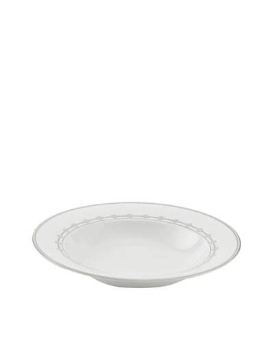 Mikasa Floral Strand Rimmed Soup Bowl, White