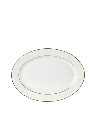 Mikasa Parchment Ivory Oval Platter, 10 x 14