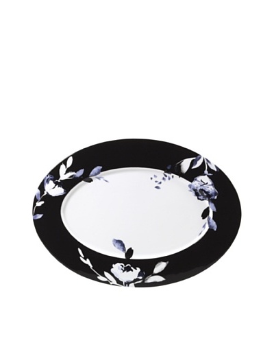Mikasa Midnight Bloom Oversize 16 Oval Platter