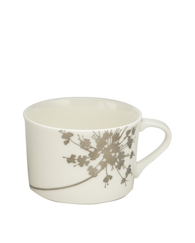 Mikasa Floral Silhouette Tea Cup and Saucer, 8-Oz.