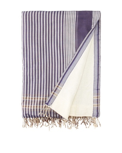 Mili Design Kenyan Towel, Blue, 36 x 64
