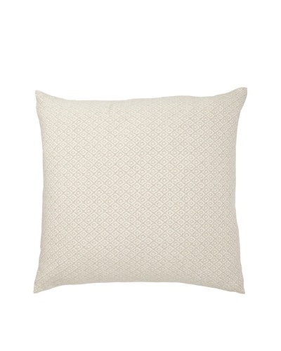 Mili Design NYC Squares Pillow, Taupe, 22 x 22