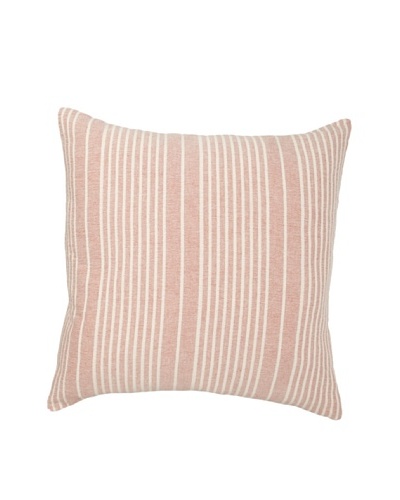 Mili Design NYC Stripes Pillow, Red, 20 x 20