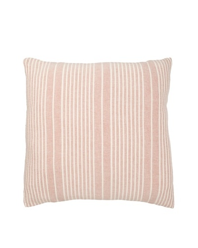 Mili Design NYC Stripes Pillow, Red, 22 x 22