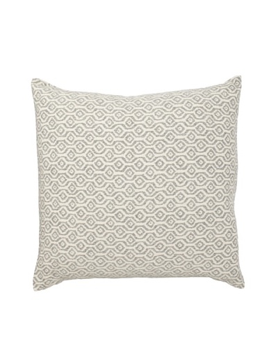 Mili Design NYC Geometric Pillow, Grey, 22 x 22